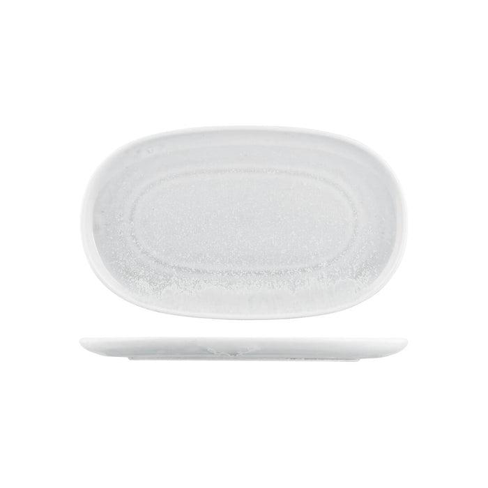 Moda Porcelain WILLOW OVAL COUPE PLATE-355x215mm   (x6)