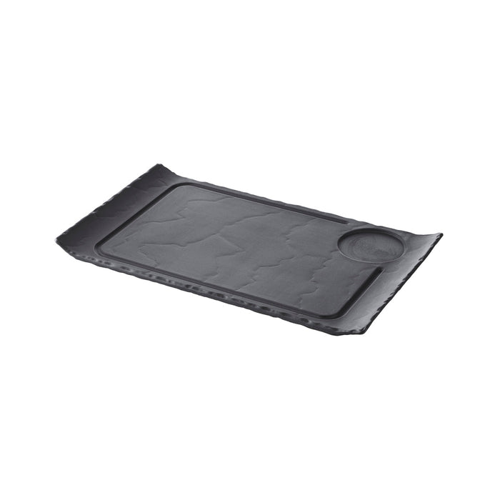 Revol  BASALT HAMBURGER PLATE 330x200mm EA
