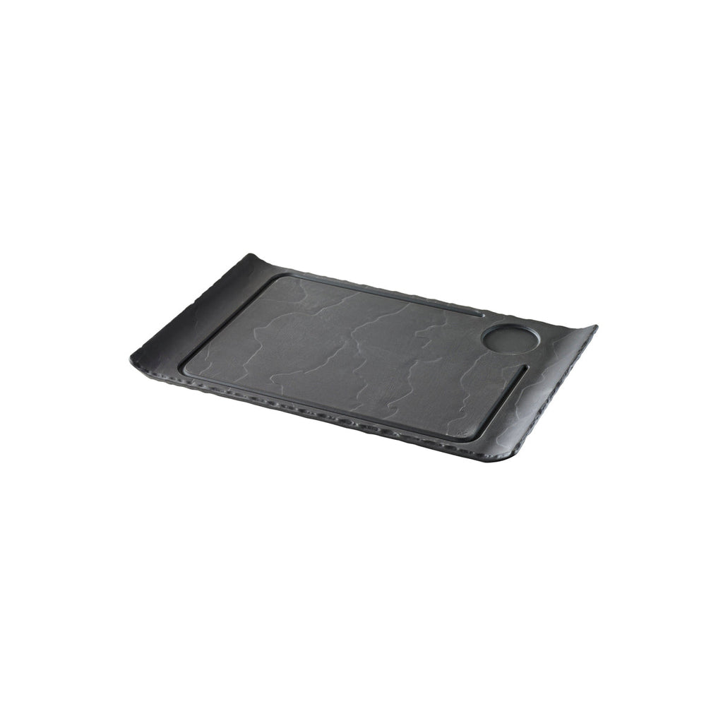 Revol  BASALT STEAK PLATE 390 x240mm [Box of 4]