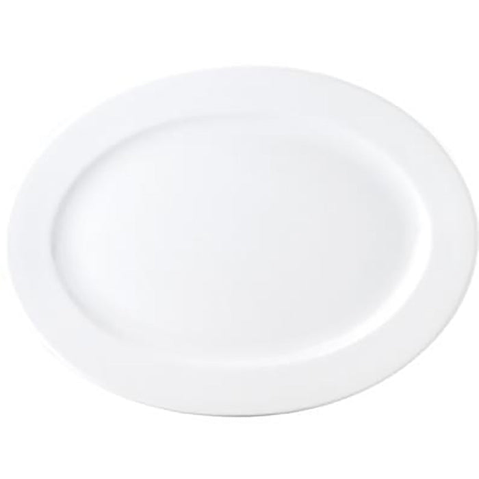 Royal Porcelain PLATTER-OVAL-200mm CHELSEA RIM SHAPE (4027) EA