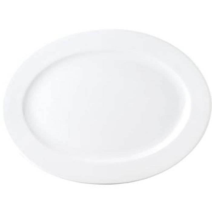 Royal Porcelain PLATTER-OVAL-235mm CHELSEA RIM SHAPE (4001) EA