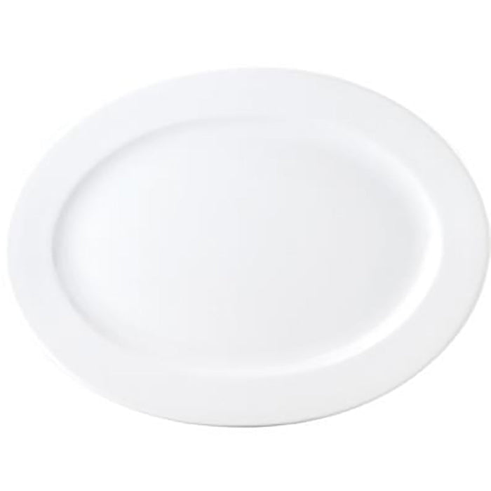 Royal Porcelain PLATTER-OVAL-265mm CHELSEA RIM SHAPE (4026) (Box of 12)