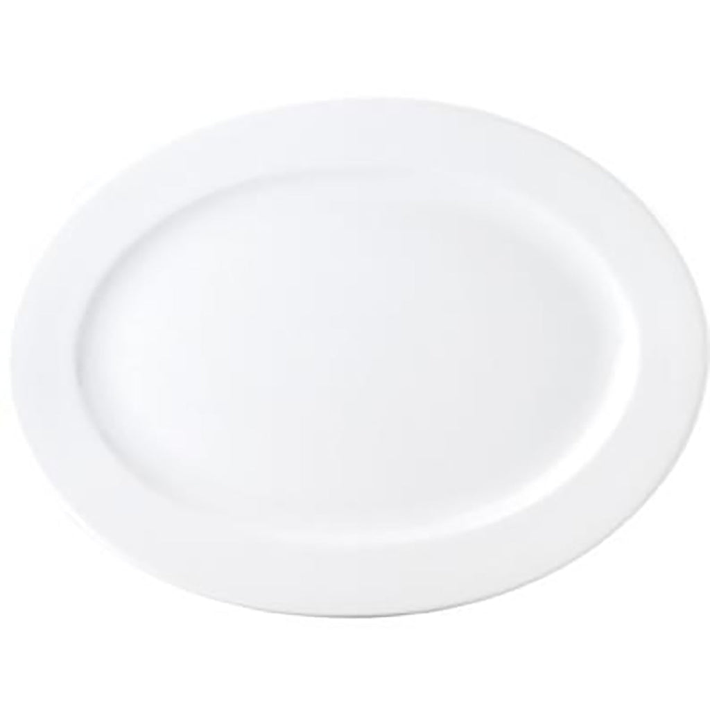 Royal Porcelain PLATTER-OVAL-410mm CHELSEA RIM SHAPE (4004) EA