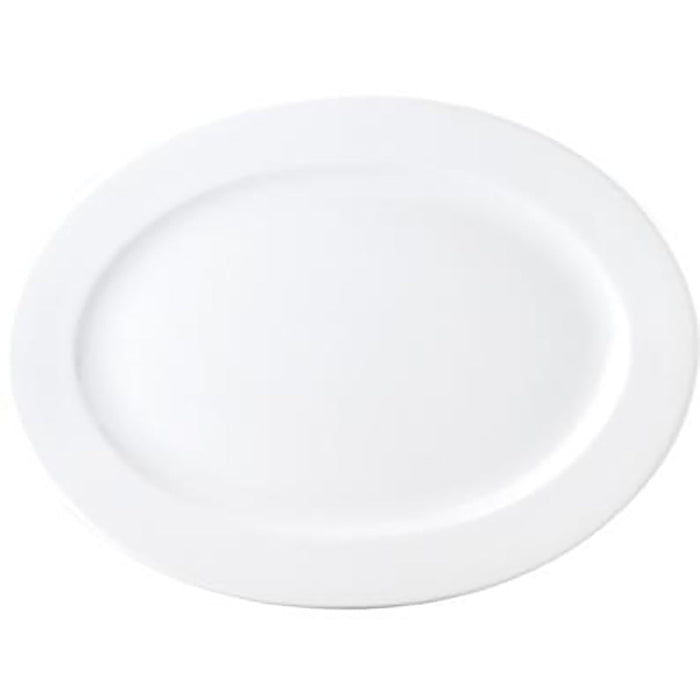 Royal Porcelain PLATTER-OVAL-410mm CHELSEA RIM SHAPE (4004) EA