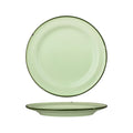Luzerne TINTIN ROUND PLATE 270mm Ø GREEN W/GREEN LINE (x4)
