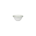 Luzerne TINTIN ROUND BOWL 120mm Ø | 140ml WHITE W/GREEN LINE (x6)
