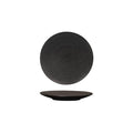 Luzerne LAVA ROUND PLATE-FLAT, 160mm Ø MATT BLACK (x6)