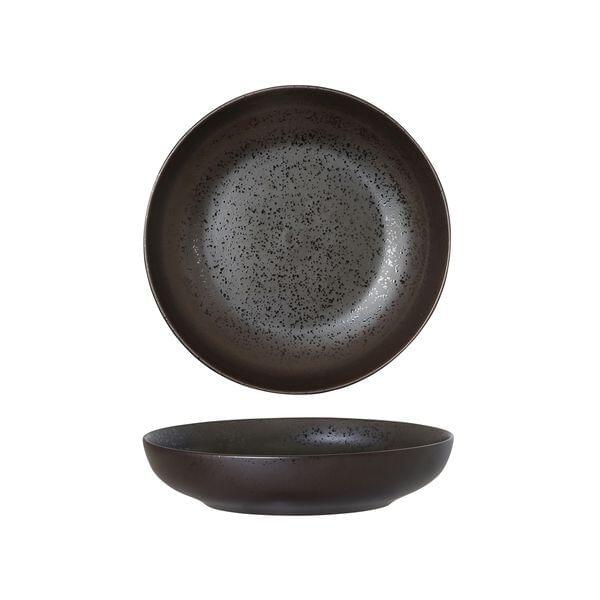 Luzerne LAVA ROUND SHARE BOWL-210mm Ø | 1000ml MATT BLACK (x4)