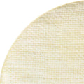 Luzerne LINEN ROUND PLATE-FLAT, 285mm Ø REACTIVE WHITE (x4)