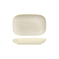 Luzerne LINEN RECTANGULAR SHARE PLATE-265x165mm REACTIVE WHITE (x4)