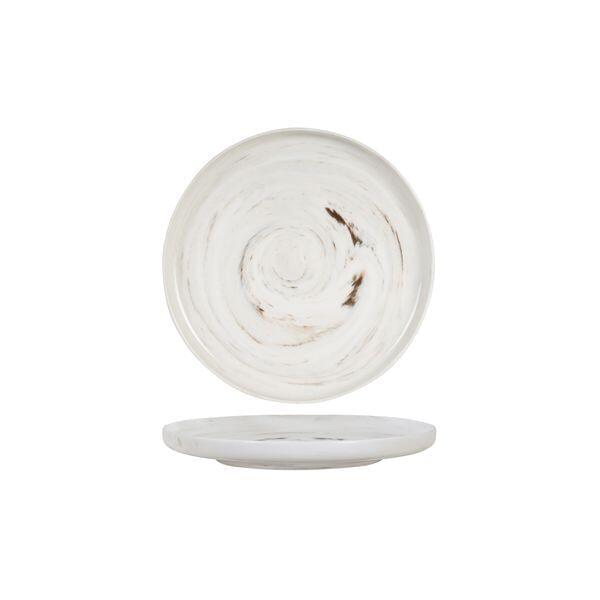 Luzerne SIGNATURE ROUND PLATE-210mm Ø MARBLE (x6)
