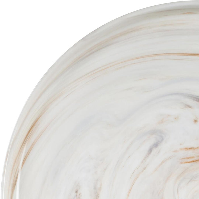 Luzerne SIGNATURE ROUND PLATE-330mm Ø MARBLE (x2)