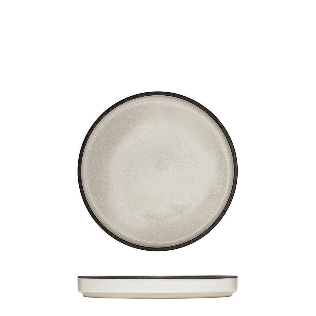 Luzerne MOD ROUND STACKABLE PLATE - 160mm Ø DUSTED WHITE (x6)
