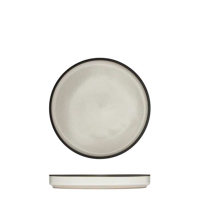 Luzerne MOD ROUND STACKABLE PLATE - 160mm Ø DUSTED WHITE (x6)
