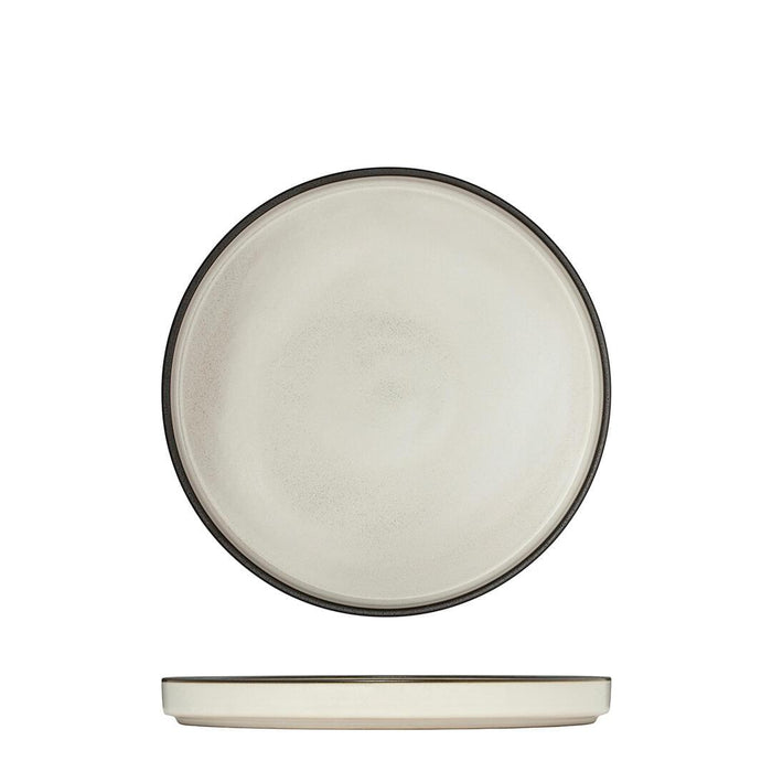Luzerne MOD ROUND STACKABLE PLATE - 200mm Ø DUSTED WHITE (x6)