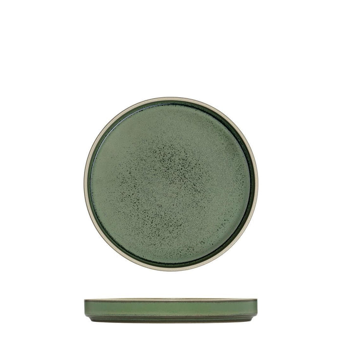Luzerne MOD ROUND STACKABLE PLATE - 160mm Ø SMOKEY BASIL (x6)