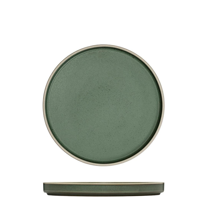 Luzerne MOD ROUND STACKABLE PLATE - 200mm Ø SMOKEY BASIL (x6)