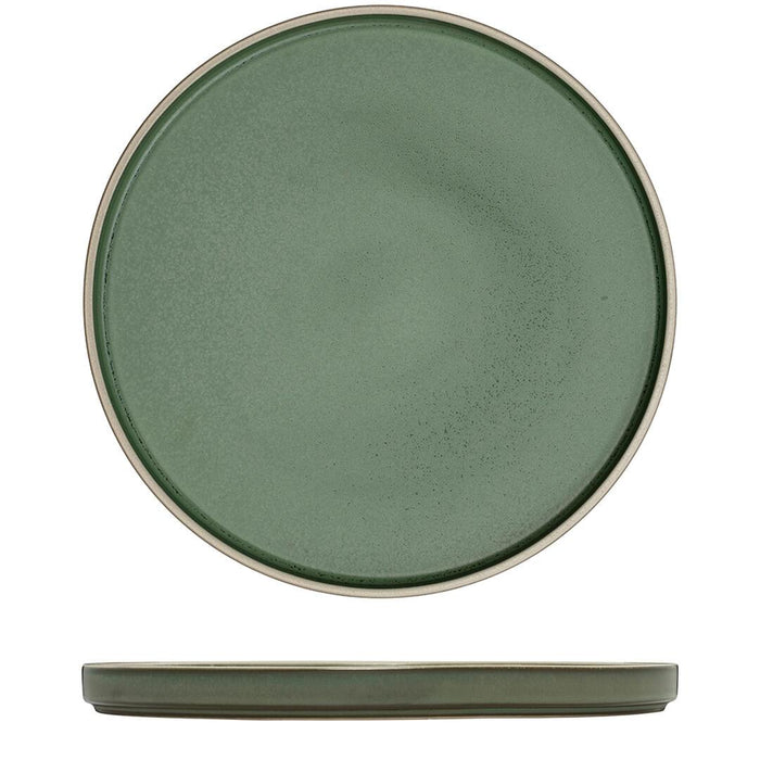 Luzerne MOD ROUND STACKABLE PLATE - 270mm Ø SMOKEY BASIL (x3)