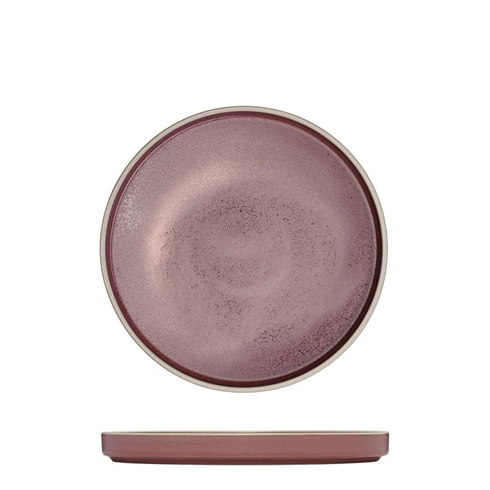 Luzerne MOD ROUND STACKABLE PLATE - 200mm Ø SMOKEY PLUM (x6)