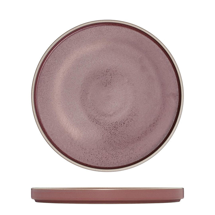 Luzerne MOD ROUND STACKABLE PLATE - 235mm Ø SMOKEY PLUM (x4)