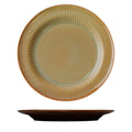 Luzerne COTTAGE ROUND RIM PLATE - 270mm Ø CINNAMON (x4)