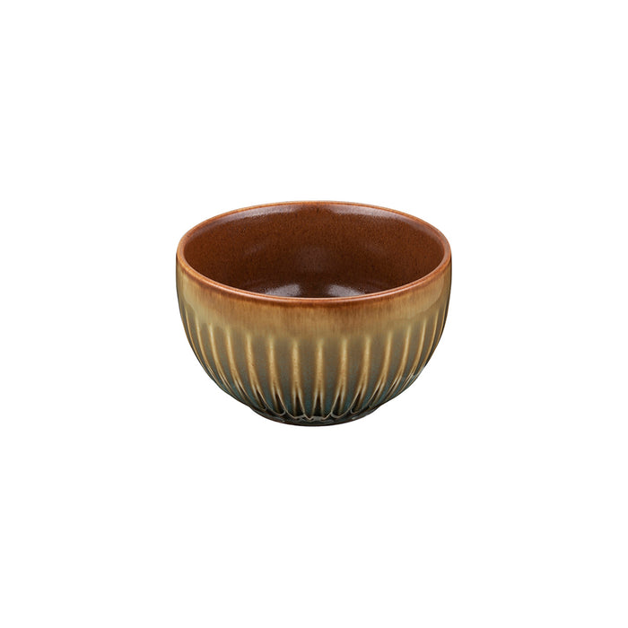 Luzerne COTTAGE ROUND BOWL - 110mm Ø | 65mm H | 300ml  CINNAMON (x4)