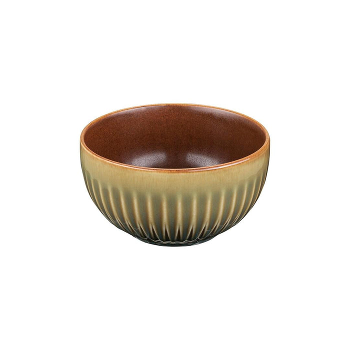 Luzerne COTTAGE ROUND BOWL - 130mm Ø | 68mm H | 430ml  CINNAMON (x4)