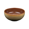 Luzerne COTTAGE ROUND BOWL - 190mm Ø |85mm H | 1295ml  CINNAMON (x3)