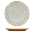 Luzerne COTTAGE ROUND RIM PLATE - 270mm Ø ALMOND (x4)