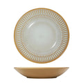 Luzerne COTTAGE ROUND DEEP BOWL/PLATE - 230mm Ø ALMOND (x4)
