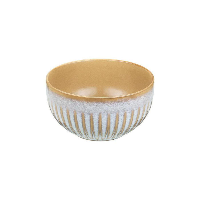 Luzerne COTTAGE ROUND BOWL - 130mm Ø | 68mm H | 430ml  ALMOND (x4)