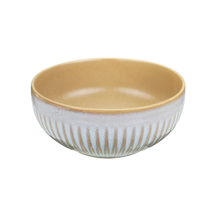 Luzerne COTTAGE ROUND BOWL - 190mm Ø |85mm H | 1295ml  ALMOND (x3)