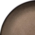Luzerne RUSTIC ROUND PLATE-COUPE 310mm Ø  CHESTNUT (x4)