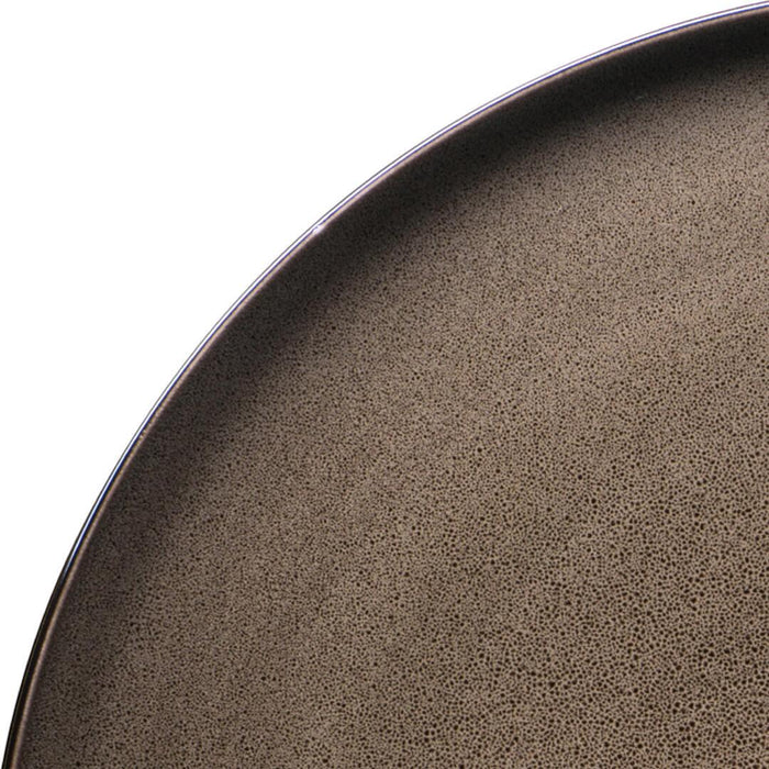 Luzerne RUSTIC PIZZA PLATE-320mm Ø CHESTNUT (x3)