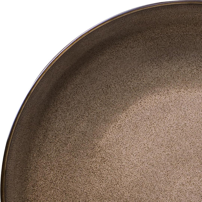 Luzerne RUSTIC ROUND SHARE BOWL-260mm Ø | 57mm H | 1870ml CHESTNUT (x4)