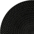 Luzerne ZEN ROUND COUPE PLATE-310mm Ø BLACK SWIRL (x3)