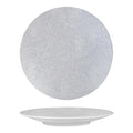 Luzerne ZEN ROUND COUPE PLATE-310mm Ø GREY WEB (x3)