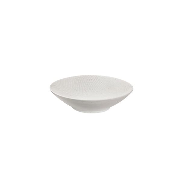 Luzerne ZEN ROUND BOWL-190mm Ø | 50mm H | 530ml WHITE SWIRL (x6)