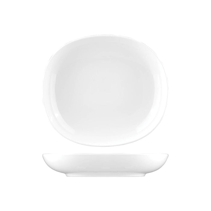 Sango ORA FLAT BOWL-260x230mm WHITE (x6)