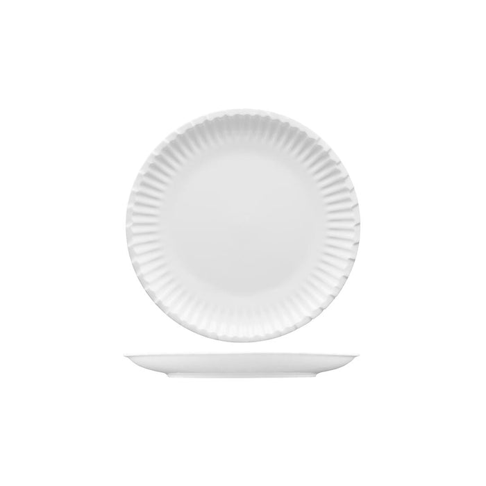 Fortessa FOOD TRUCK PAPER (LOOK) PLATE-203mm Ø WHITE (x4)
