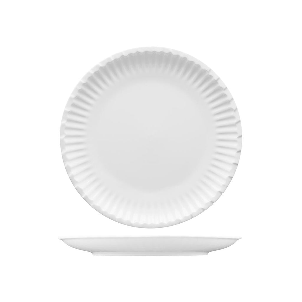 Fortessa FOOD TRUCK PAPER (LOOK) PLATE-254mm Ø WHITE (x4)