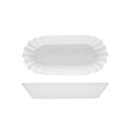 Fortessa FOOD TRUCK HOT DOG PLATE-215x100mm WHITE (x4)