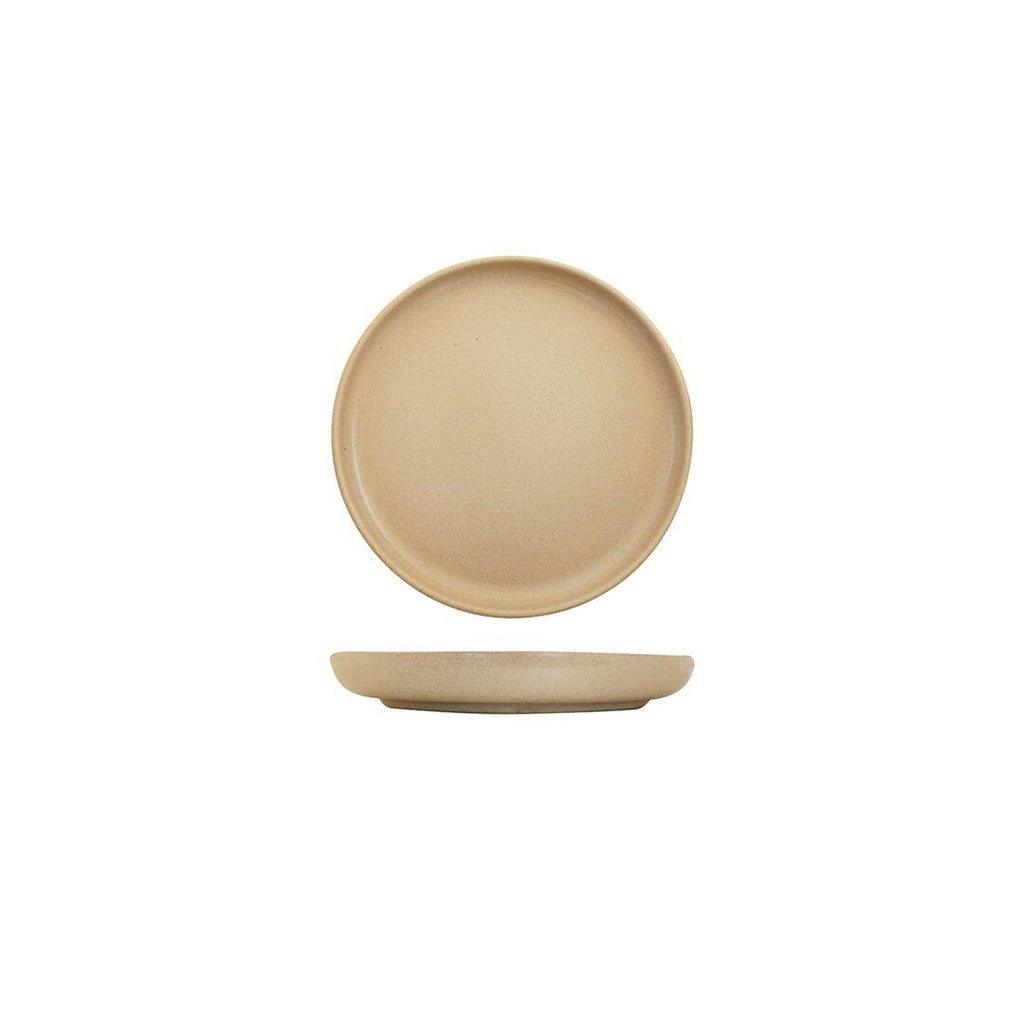 Eclipse UNO ROUND PLATE - 175mm Ø  TAUPE (x6)