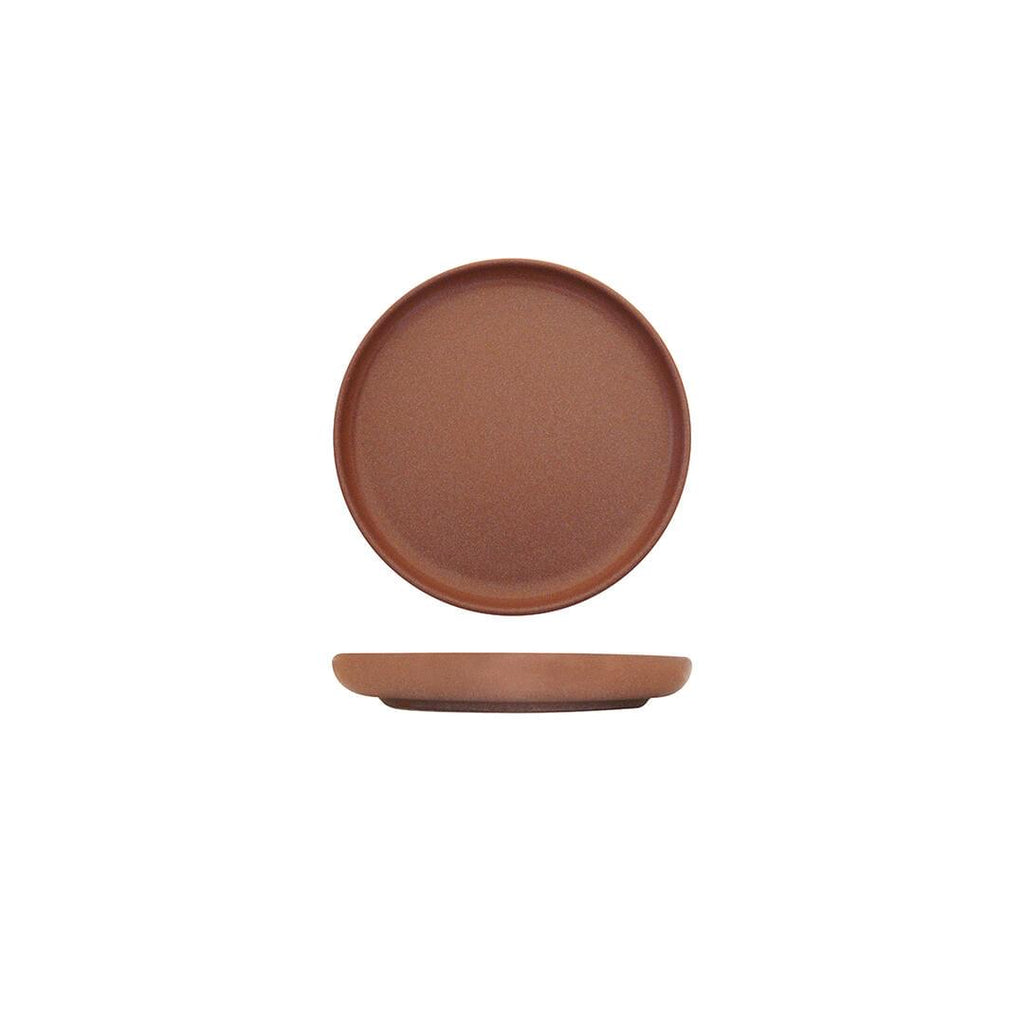 Eclipse UNO ROUND PLATE - 175mm Ø  BROWN (x6)