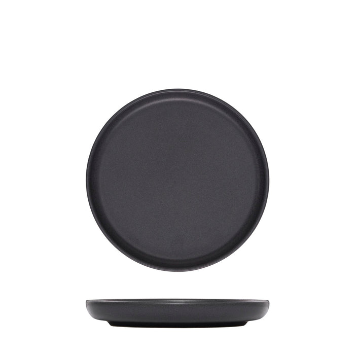 Eclipse UNO ROUND PLATE - 175mm Ø  BLACK (x6)