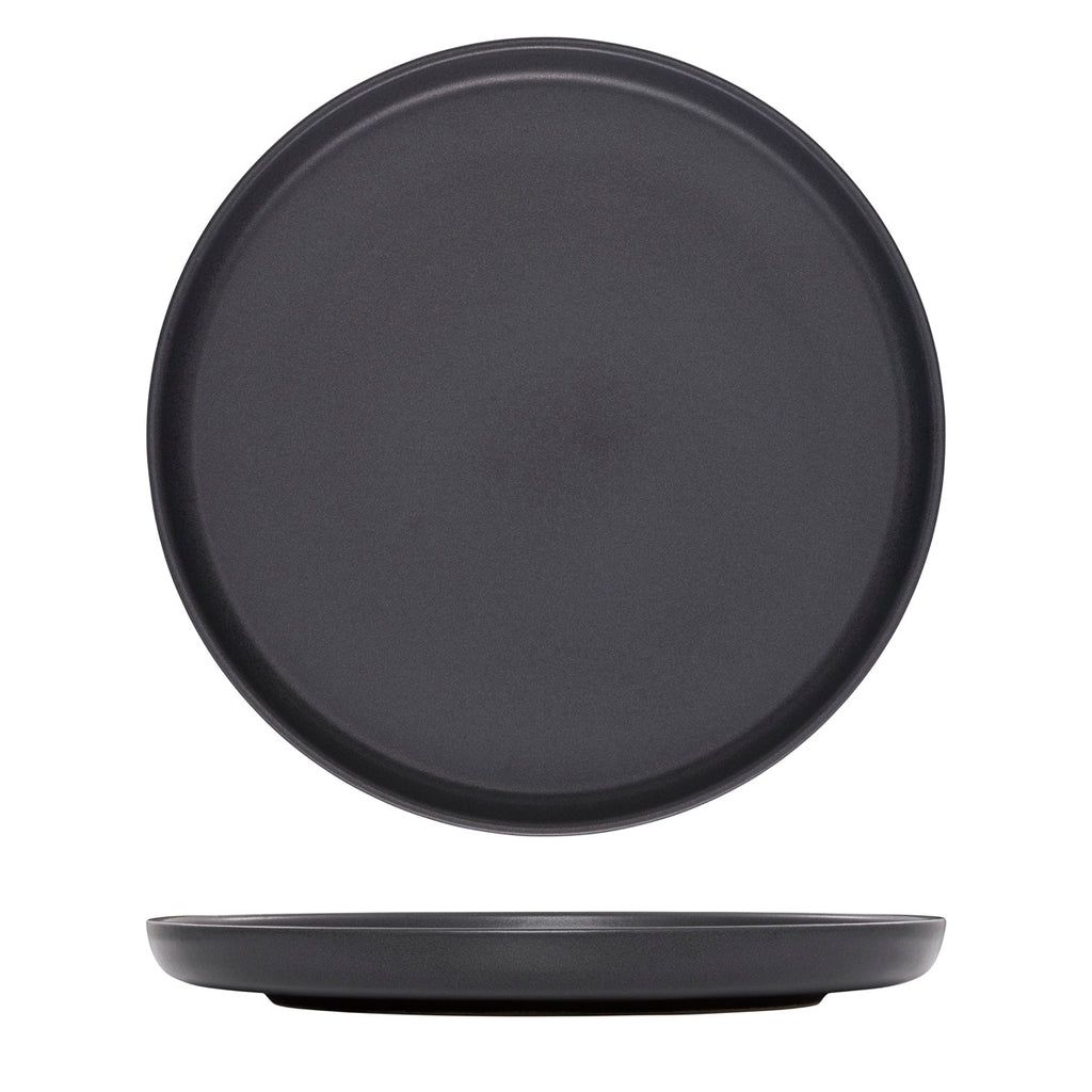 Eclipse UNO ROUND PLATE - 280mm Ø BLACK (x6)