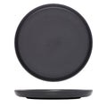 Eclipse UNO ROUND PLATE - 280mm Ø BLACK (x6)