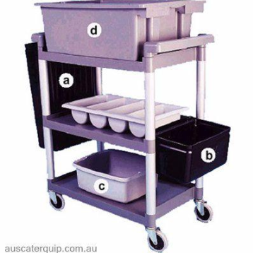 Unica UNICA REFUSE BIN-337x231x560mm BLACK SUITS 9600 (RTB1)