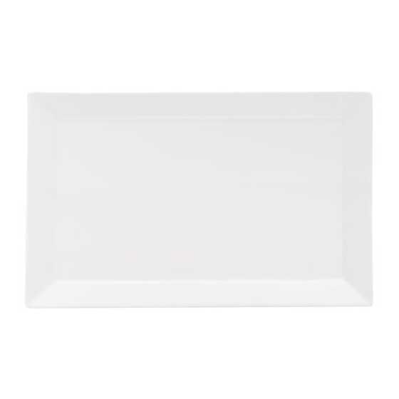 Ryner Tableware  RECT. FLAT NARROW RIM PLATTER-445x275mm WHITE (x6)