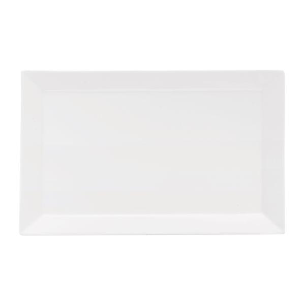 Ryner Tableware  RECT. FLAT NARROW RIM PLATTER-360x195mm WHITE (x12)